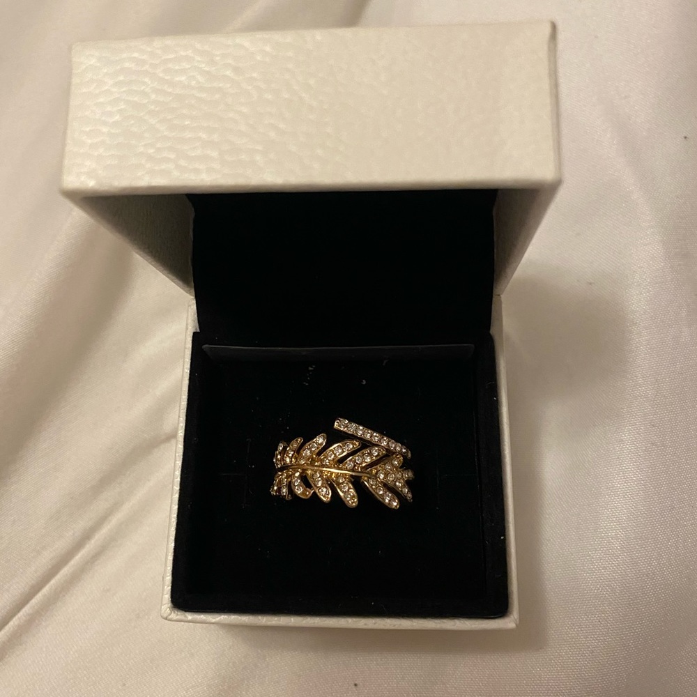 Rose Gold Light as a Feather Ring